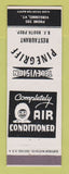 Matchbook Cover - Pinegrill Restaurant Vergennes VT Eskimo