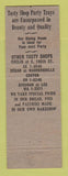 Matchbook Cover - Lake Shore Tasty Shop Cleveland OH