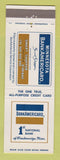 Matchbook Cover - Bank Americard 1st National Bank Breckenridge MN