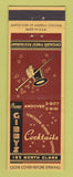 Matchbook Cover - Gibbys Cocktails Chicago IL