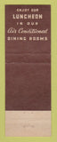 Matchbook Cover - Gibbys Cocktails Chicago IL