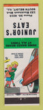 Matchbook Cover - Junior's Eats Restaurant South Beloit IL