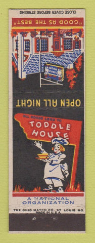 Matchbook Cover - Toodle House Restaurants CHAIN