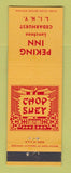 Matchbook Cover - Peking Inn Chinese Restaurant Cedarhurst LI NY