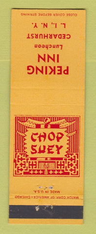 Matchbook Cover - Peking Inn Chinese Restaurant Cedarhurst LI NY