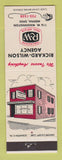 Matchbook Cover - Rickard Wilson Insurance Real Estate Medina OH