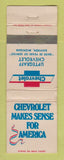 Matchbook Cover - Uptegraff Chevrolet Davison MI WORN