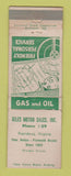 Matchbook Cover - Giles Motors Dodge Plymouth Pearisburg VA WORN