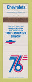 Matchbook Cover - 1976 Chevrolet New Castle IN WEAR