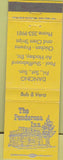 Matchbook Cover - The Ponderosa Inn Restaurant  and  Bar