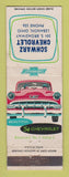 Matchbook Cover - 1954 Chevrolet Schwarz Lebanon OH WEAR