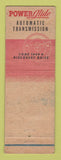 Matchbook Cover - 1952 Chevrolet Hamilton Crosby MN WORN