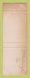 Matchbook Cover - 1963 Chevrolet Don Allen Pittsburgh PA WEAR