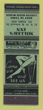 Matchbook Cover - Miller's Inn St John IN Girlie