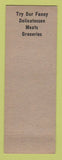 Matchbook Cover - Miller's Inn St John IN Girlie