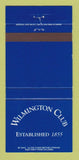 Matchbook Cover - Wilmington Club WEAR 30 Strike