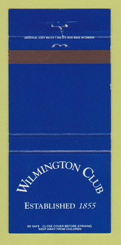 Matchbook Cover - Wilmington Club WEAR 30 Strike