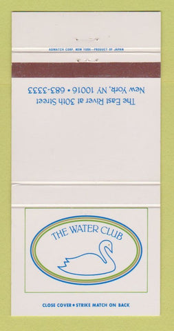 Matchbook Cover - The Water Club New York City 30 Strike