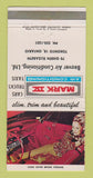 Matchbook Cover - Mark IV Auto Air Conditioning Toronto ON WEAR 30 Strike