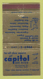 Matchbook Cover - Capitol Shoe Repair Halifax NS WEAR 30 Strike