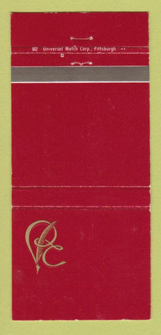 Matchbook Cover - Pittsburgh Press Club PA 30 Strike