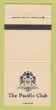 Matchbook Cover - Pacific Club WEAR 30 Strike