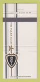 Matchbook Cover - The Tulsa Club OK 30 Strike