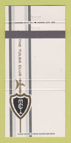 Matchbook Cover - The Tulsa Club OK 30 Strike