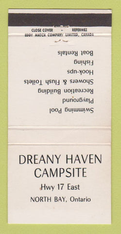 Matchbook Cover - Deany Haven Camping North Bay ON WEAR 30 Strike