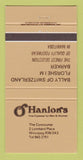 Matchbook Cover - O Hanlon's Shoes Winnipeg MB 30 Strike