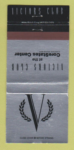 Matchbook Cover - Victors Club Core States Center 30 Strike