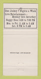 Matchbook Cover - Silver Saddle Saloon Lindenwold NJ 30 Strike
