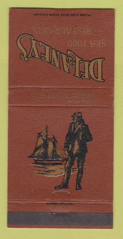 Matchbook Cover - Delaney's Restaurant 30 Strike