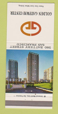 Matchbook Cover - Golden Gateway Center San Francisco CA 30 Strike