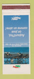 Matchbook Cover - PMU Horse Harness Racing? Paris France