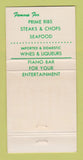 Matchbook Cover - Danny's Gin Mill Chop House Detroit MI 30 Strike
