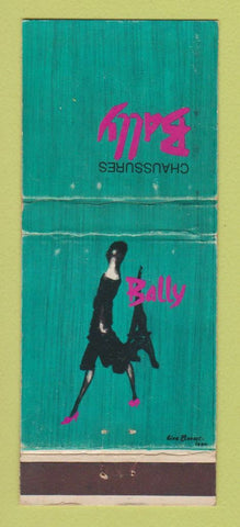 Matchbook Cover - Bally Shoes Paris France WEAR