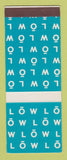 Matchbook Cover - Lowlo Shoes Switzerland? SAMPLE