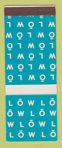 Matchbook Cover - Lowlo Shoes Switzerland? SAMPLE