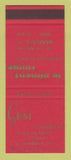 Matchbook Cover - Gem Chausseur Shoes Marseille France SAMPLE WEAR
