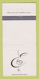 Matchbook Cover - Executives Club Richmond VA 30 Strike