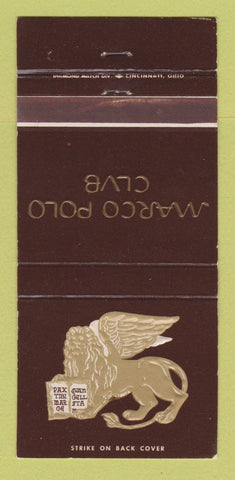 Matchbook Cover - Marco Polo Club 30 Strike