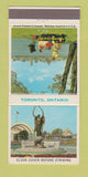 Matchbook Cover - Toronto ON Shriner's Memorial Monument Centre Island 30 Strike