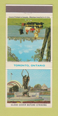 Matchbook Cover - Toronto ON Shriner's Memorial Monument Centre Island 30 Strike