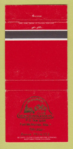 Matchbook Cover - McMurray Club Newfoundlanders Fort McMurray AB 30 Strike