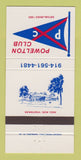 Matchbook Cover - Powelton Club Newburgh NY 30 Strike