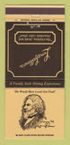 Matchbook Cover - Longfellow's Restaurant Anaheim Van Nuys CA 30 Strike