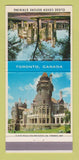 Matchbook Cover - Toronto ON  Casa Loma Kiwanis Club 30 Strike