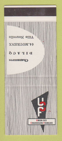 Matchbook Cover - Dilacq Chaussures Shoes Ville Nouvelle France SAMPLE