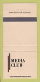 Matchbook Cover - Media Club St Louis MO 30 Strike